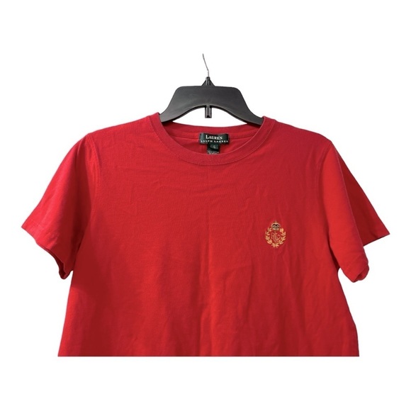 Lauren Ralph Lauren Women's Red Crewneck T-shirt Embroidered Logo
Small - Picture 5 of 8